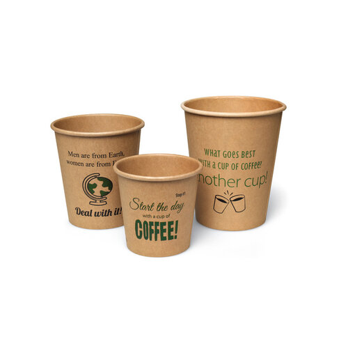 IEZZY disposables Beker IEZZY coffee-to-go 237ml karton 50 stuks