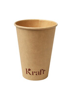 IEZZY disposables Beker kraft IEZZY 180ml 50 stuks bruin