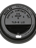 IEZZY disposables Couvercle gobelet IEZZY Ø80mm noir 100 pièces