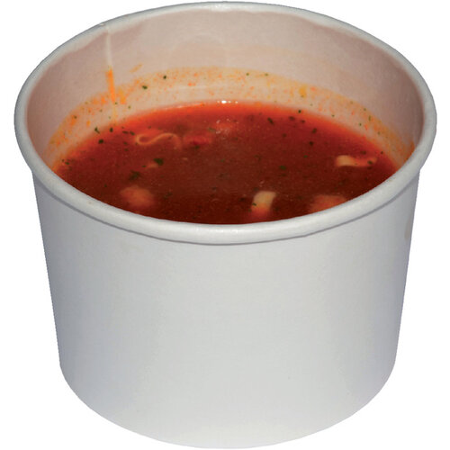 IEZZY disposables Gobelet soupe 240ml carton blanc