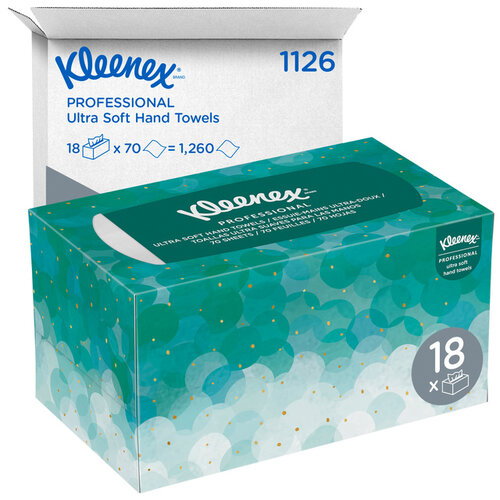 Kleenex Handdoek KC Ultra i-vouw 1-laags dispenserdoos 70vel wit