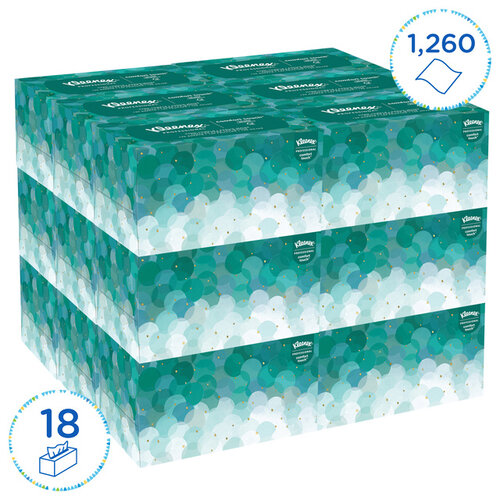 Kleenex Mouchoir Kleenex Ultra 1 épaisseur 70 pièces blanc