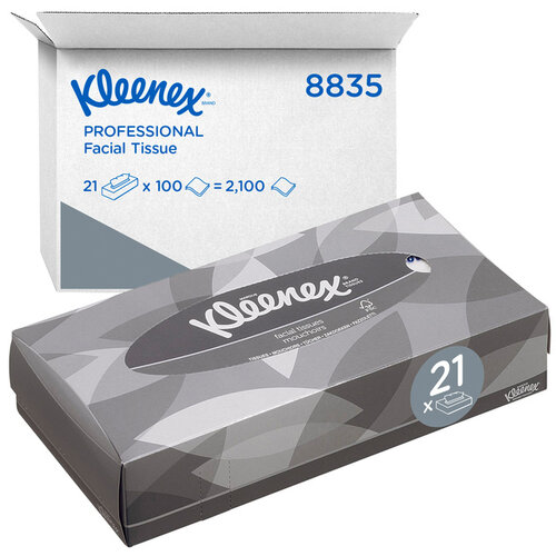 Kleenex Mouchoir Kleenex standard 2 épaisseurs 21x100 pièces blanc