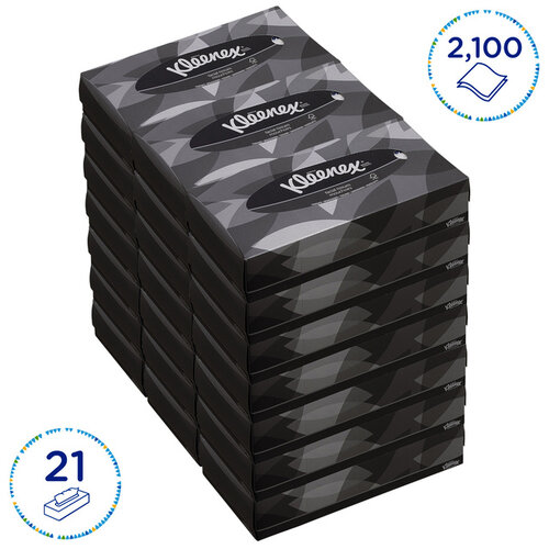 Kleenex Tissue KC standaard 2-laags 21x100stuks wit