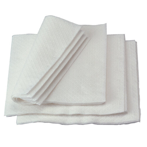 Office Serviette Budget 60770 1 ép 33x33cm blanc 500 pièces