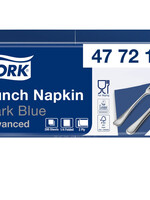 Tork Serviette Tork 477215 2 épaisseurs Pli 1/4 bleu foncé 200 pièces