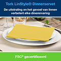 Tork Dinnerservetten Tork LinStyle® 1/4-vouw 1-laags 50st mosterdgeel 478882