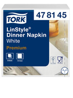 Tork Dinnerservetten Tork Premium LinStyle® 1/8 gevouwen 1-laags 50 st wit 478145