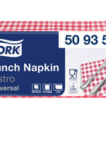Tork Lunchservet Tork Bistro 1/4-vouw 1-laags 400st rood 509359