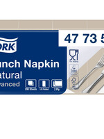 Tork Servetten Tork Enviromental Print 1/8 gevouwen 2-laags 200st Natural 477351