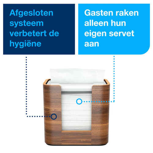Tork Distributeur serviette Tork Xpressnap N4 Compact Image 273002 noyer