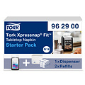 Tork Distributeur serviettes Pack Starter Tork Xpressnap Fit 962900 N14 noir