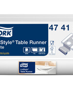 Tork Chemin de table Tork LinStyle 474161 durable1 épaisseur 120cmx40cm blanc