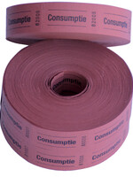 Combicraft Bon de consommation Combicraft 57x30mm 2 faces 2x1000 rouge