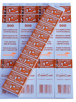 Combicraft Bon de consommation sécurité UV 500 pièces orange