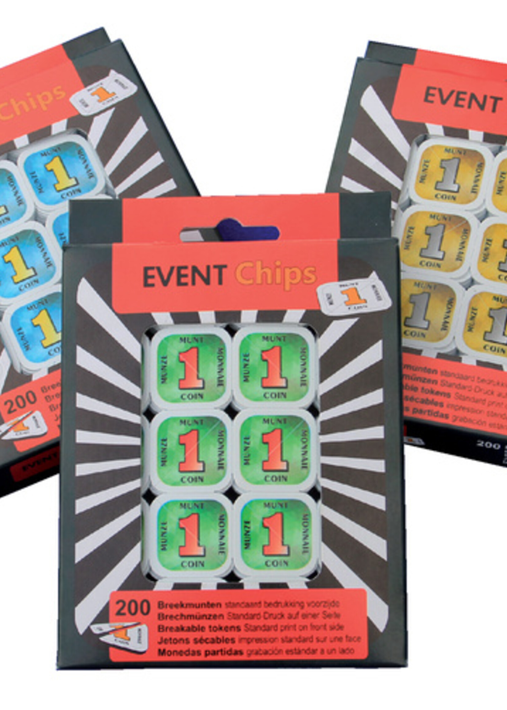 Combicraft Jetons sécable Combicraft 200 pièces bleu