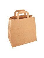 Iezzy Tas IEZZY 32x16x27cm kraft papier bruin 250 stuks