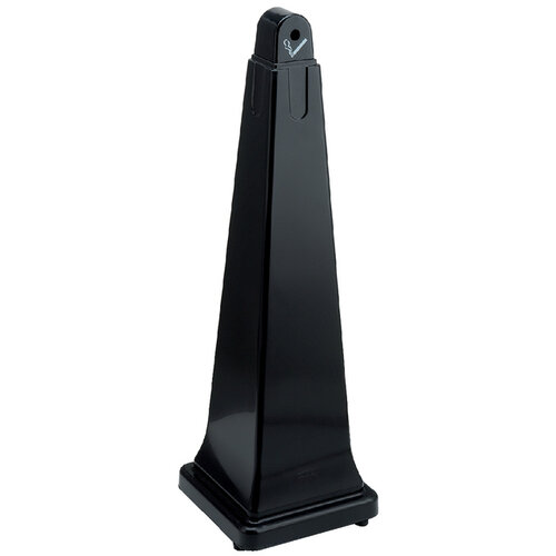 Rubbermaid Collecteur de cigarettes Rubbermaid 31x31x100cm noir