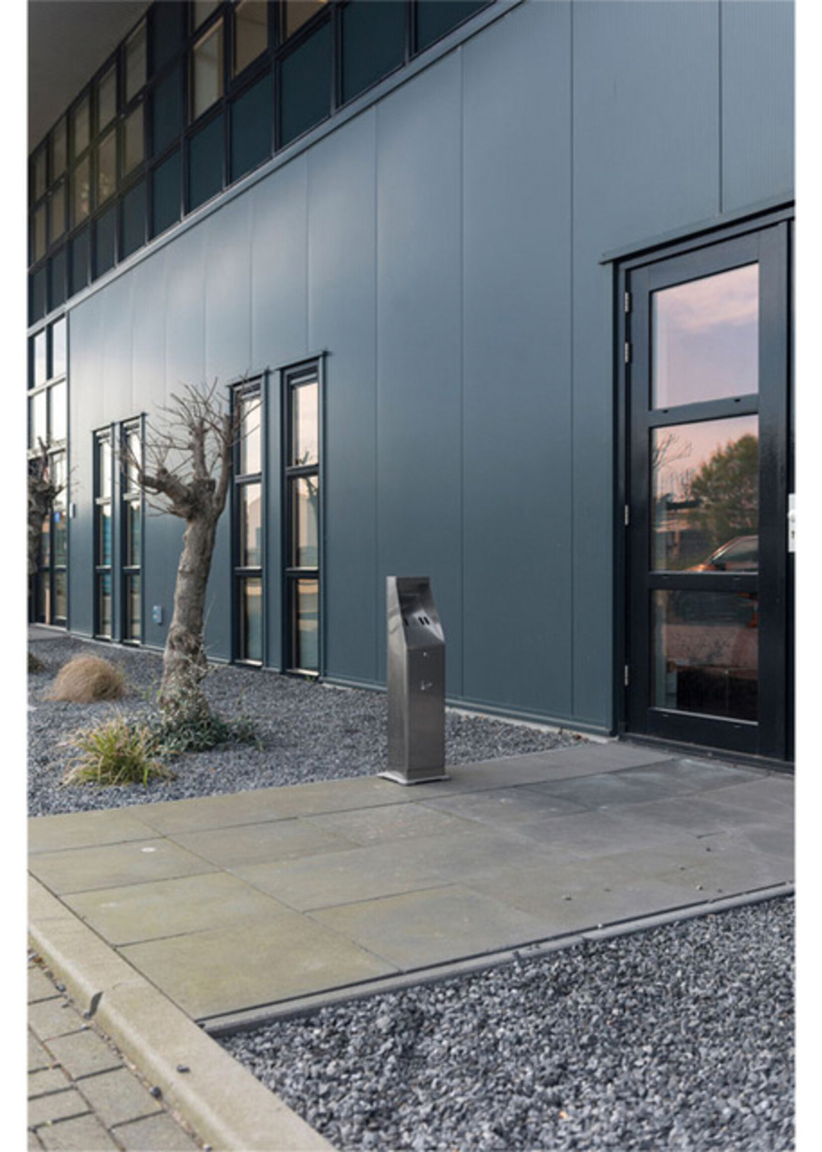 Vepa Bins Asbak staand Vepa Bins zuil vrijstaand RVS