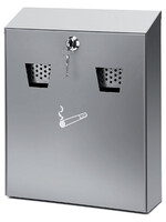 Vepa Bins Cendrier mural acier inoxydable