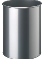 Durable Corbeille à papier Durable 3301-23 15L ronde argent