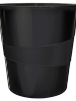 Leitz Corbeille à papier Leitz WOW 15 litres noir