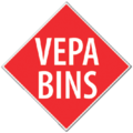 Vepa Bins Corbeille à papier Vepa Bins ronde 30L noir