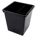 Vepa Bins Corbeille à papier synthétique carrée conique 21L noir