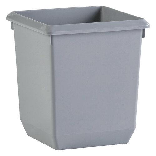 Vepa Bins Corbeille à papier synthétique carrée conique 21L gris