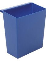 Vepa Bins Inzetbak voor vierkante tapse papierbak blauw