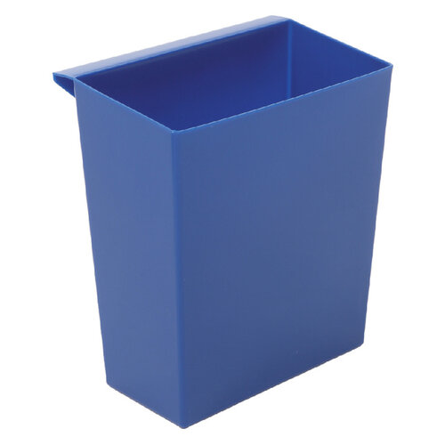 Vepa Bins Inzetbak voor vierkante tapse papierbak blauw