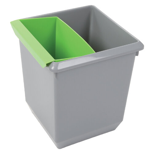 Vepa Bins Bac pour corbeille carrée et conique vert