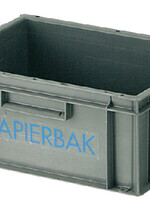 Vepa Bins Bac à papier en plastique 40x30x17,5cm gris