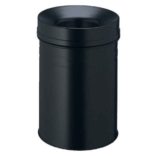 Durable Corbeille à papier Durable anti-feu 15 litres noir