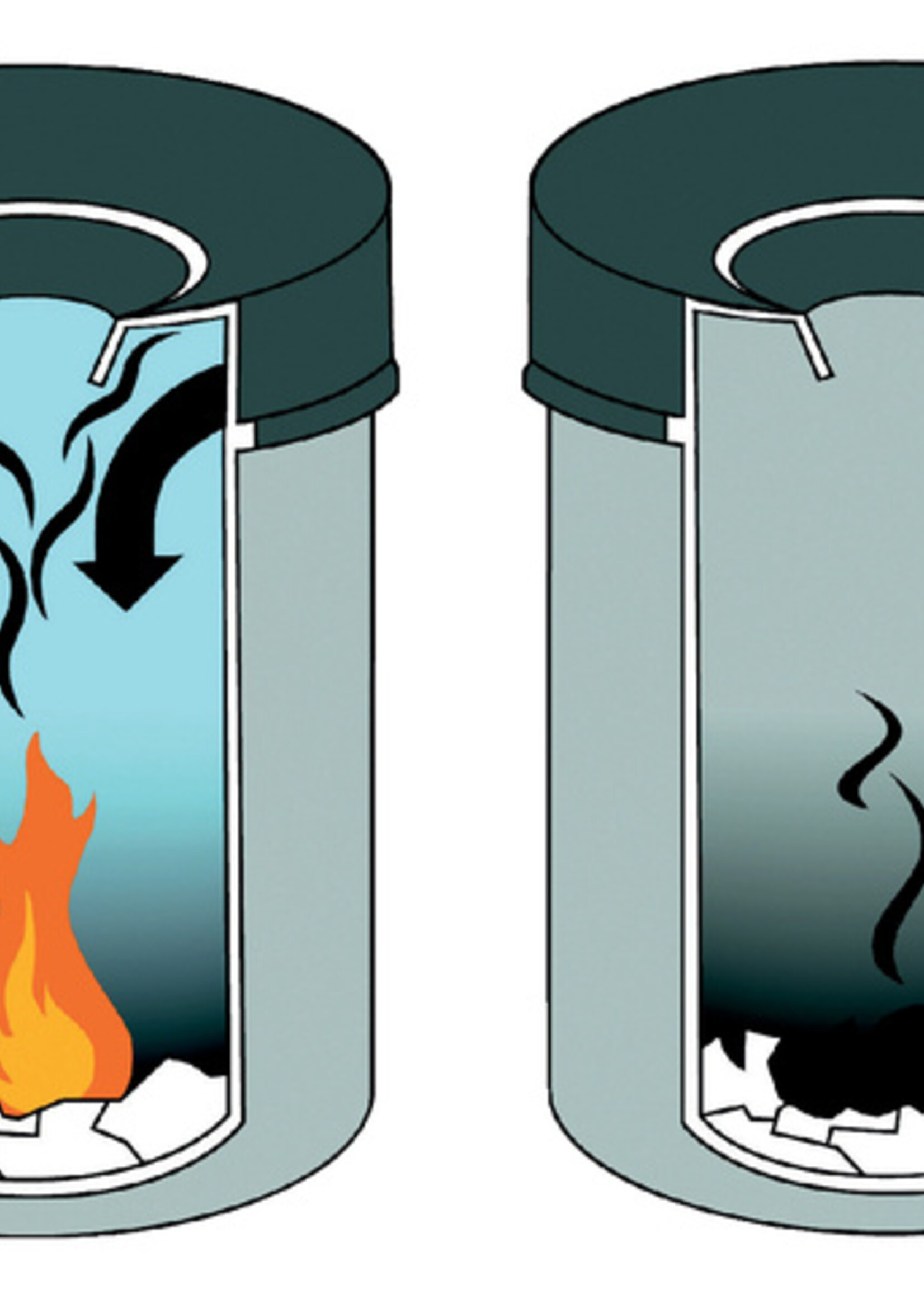 Durable Papierbak met vlamdover Durable 3326-01 30liter zwart