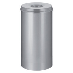 Corbeille à papier anti-feu Vepa Bins 50 litres 33,5cm gris clair