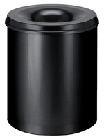 Vepa Bins Corbeille à papier Vepa Bins anti-feu 80L 47cm noir