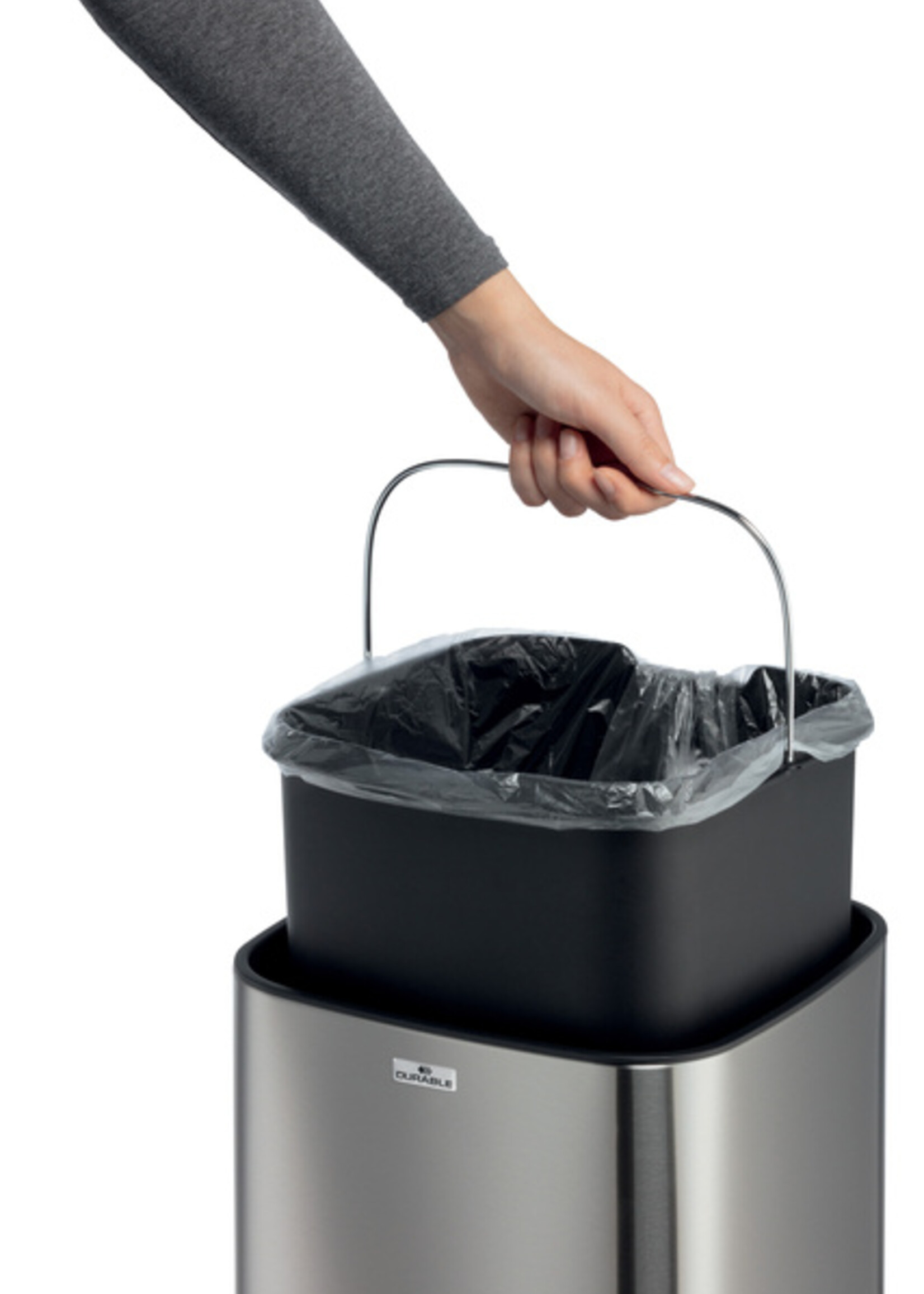 Durable Poubelle Durable No Touch avec capteur 21L