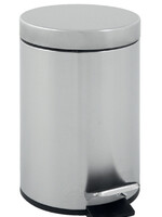 Vepa Bins Afvalbak pedaalemmer RVS mat rond 5 liter