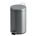 Vepa Bins Afvalbak pedaalemmer RVS mat rond 12 liter