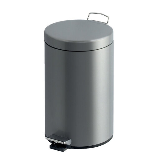 Vepa Bins Afvalbak pedaalemmer RVS mat rond 12 liter