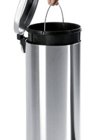 Vepa Bins Afvalbak pedaalemmer RVS mat rond 30 liter