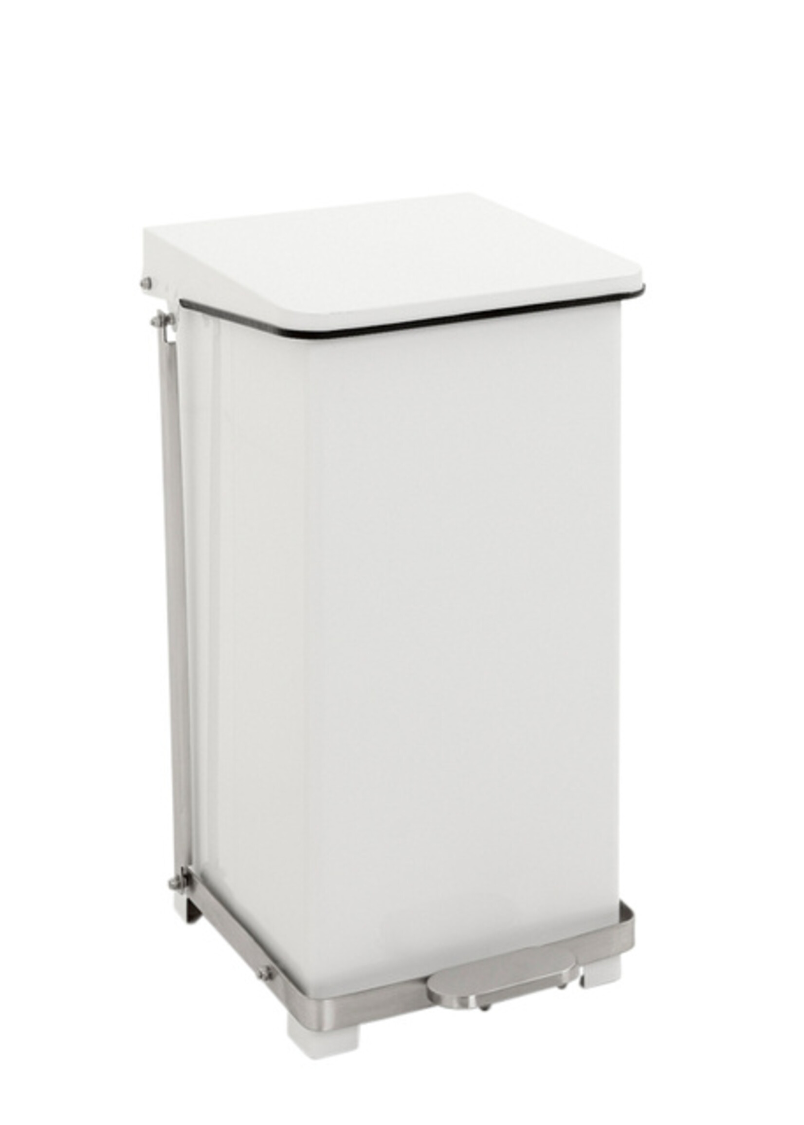 Vepa Bins Poubelle à pédale industrielle Vepa Bins 45L blanc