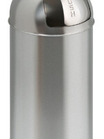 Vepa Bins Poubelle Pushcan  avec clapet push 40L chrome mat