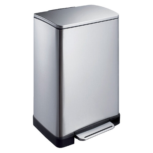 EKO Poubelle à pédale EKO E-Cube inox 40 litres