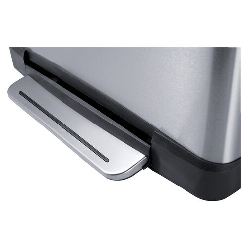 EKO Poubelle à pédale EKO E-Cube inox 40 litres
