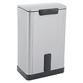 EKO Poubelle à pédale EKO E-Cube inox 40 litres