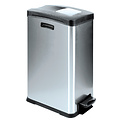 EKO Afvalbak EKO Rejoice pedaalemmer 30 liter mat RVS