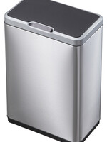 EKO Poubelle Eko Mirage Sensor 20+20L Inox brossé