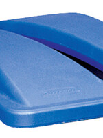 Rubbermaid Afvalbakdeksel Slim Jim blauw voor papier